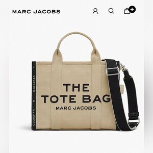 Marc Jacob Jacquard Medium Tote Bag - Warm Sand.